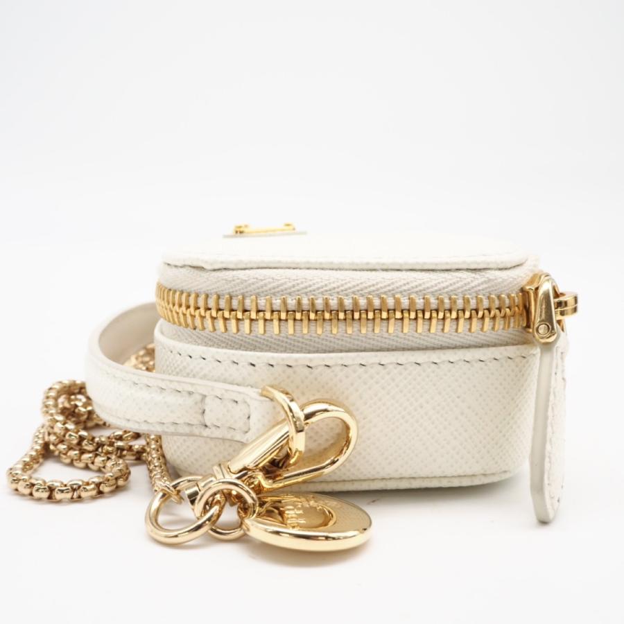 ★3日以内返品可★ 未使用 PRADA プラダ サフィアーノ トライアングル ミニポーチ 1NR025 2wayショルダーバッグ | PRADA | 04