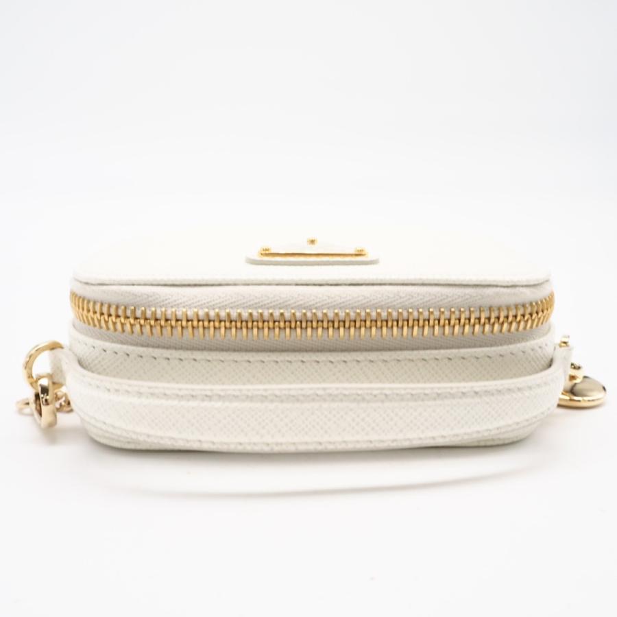 ★3日以内返品可★ 未使用 PRADA プラダ サフィアーノ トライアングル ミニポーチ 1NR025 2wayショルダーバッグ | PRADA | 07