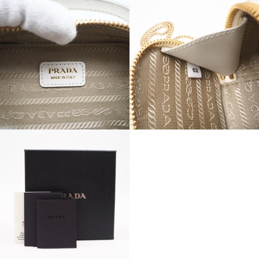 ★3日以内返品可★ 未使用 PRADA プラダ サフィアーノ トライアングル ミニポーチ 1NR025 2wayショルダーバッグ | PRADA | 09