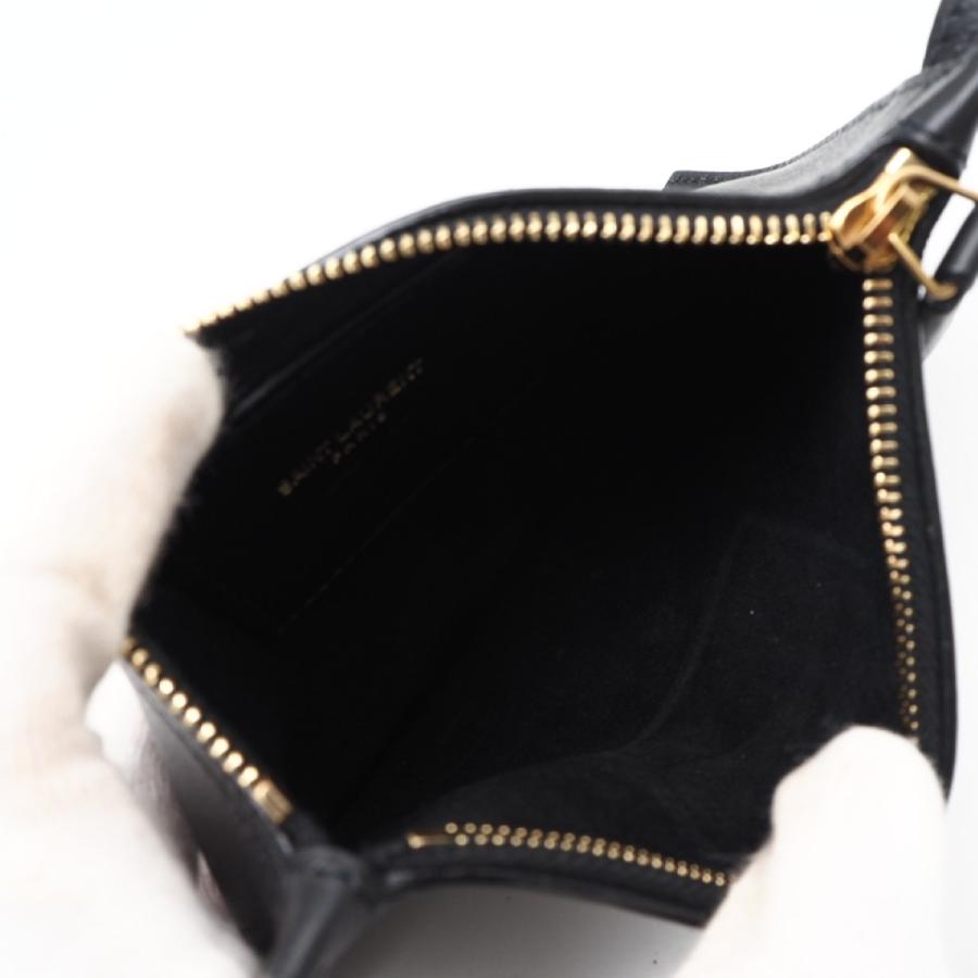 ★3日以内返品可★ 美品 SAINT LAURENT サンローラン サンローランパリ チェーンショルダーバッグ ケイト 354120 ショルダーバッグ ブラック ゴールド カーフレザー レディース ☆3日以内返品可☆ 美品 SAINT LAURENT PARIS サンローランパリ レザー
