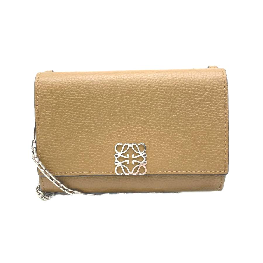 LOEWE（ロエベ） ☆3日以内返品可☆ 美品 アナグラム レザー チェーン