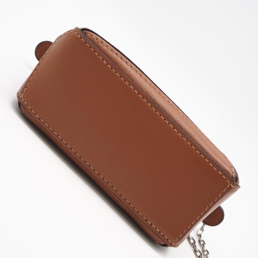★3日以内返品可★ 極美品 LOEWE ロエベ カーフスキン PUZZLE EDGE MINI タン A510P88X26の画像