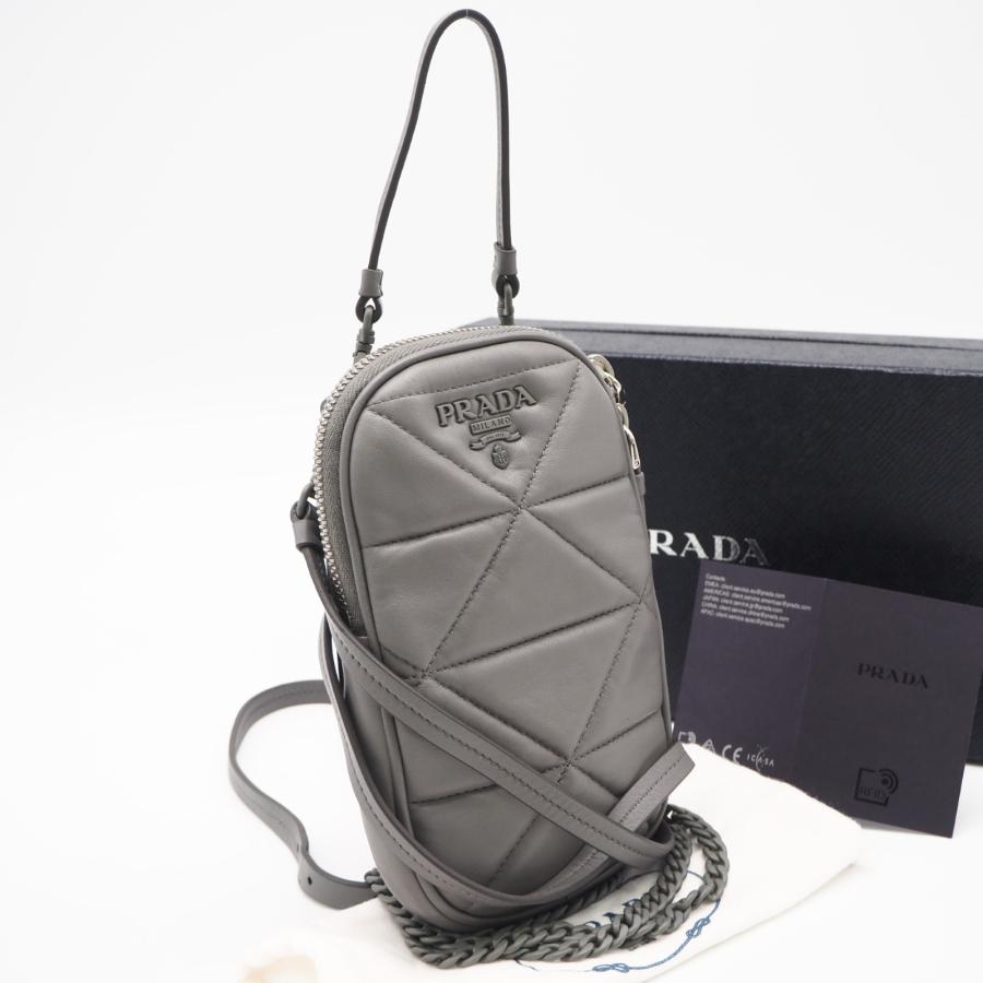 ★3日以内返品可★ 美品 PRADA プラダ ナッパ スペクトラム インプントゥ フォンポーチ 1DH030 | PRADA