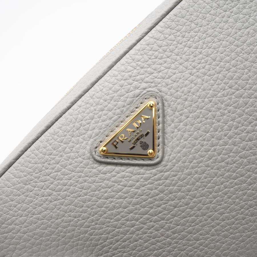 ★3日以内返品可★ 極美品 PRADA プラダ レザー ミニバッグ 1NF060 ショルダーバッグ グレー カーフレザー | PRADA | 04