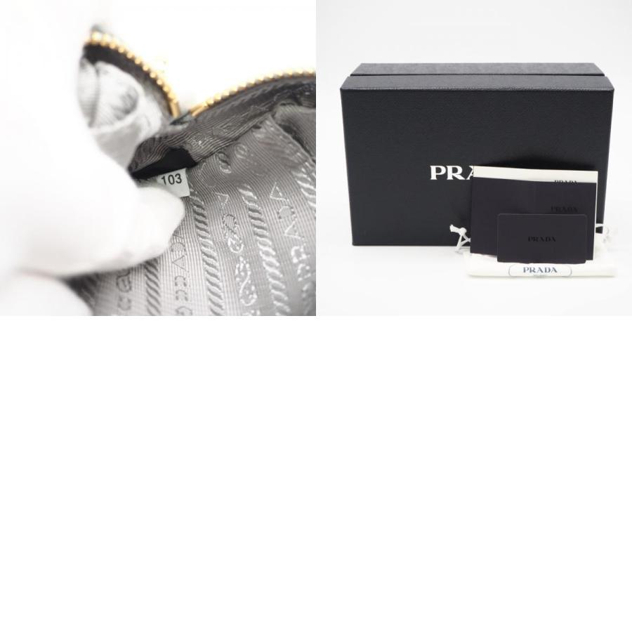 ★3日以内返品可★ 極美品 PRADA プラダ レザー ミニバッグ 1NF060 ショルダーバッグ グレー カーフレザー | PRADA | 09