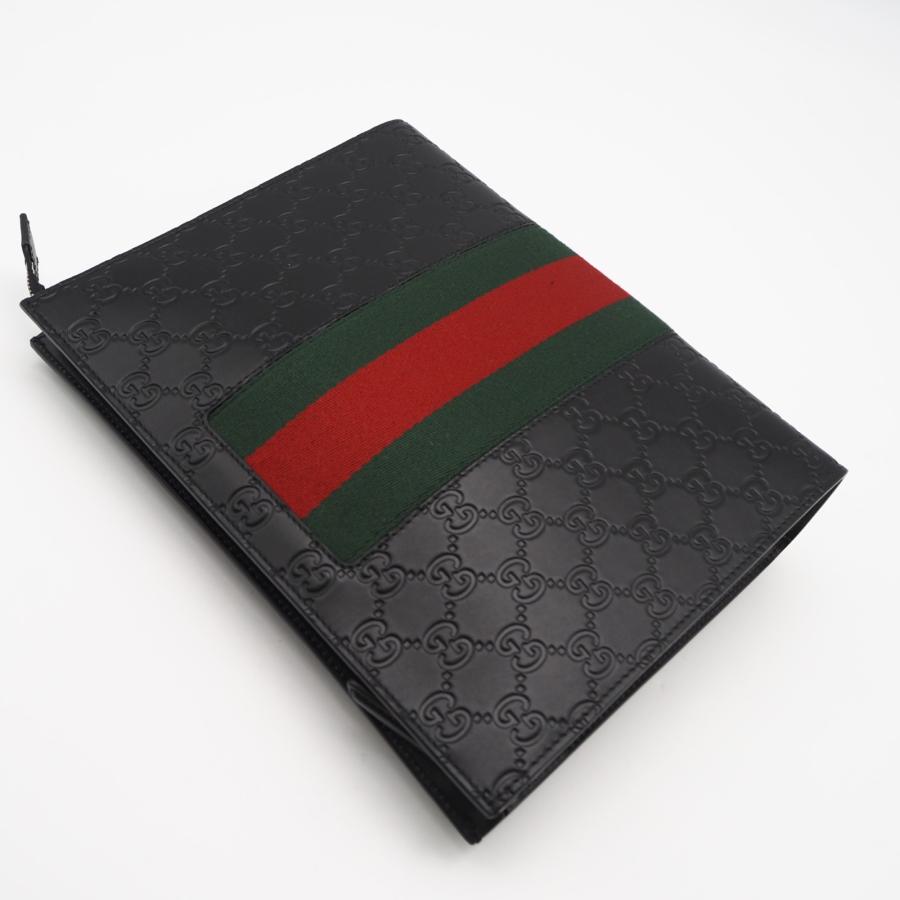 GUCCI クラッチバッグ　シェリーライン　GG柄　PVC×レザー　スプリーム GUCCI（グッチ） ☆3日以内返品可☆ 未使用 GGスプリーム キャンバス