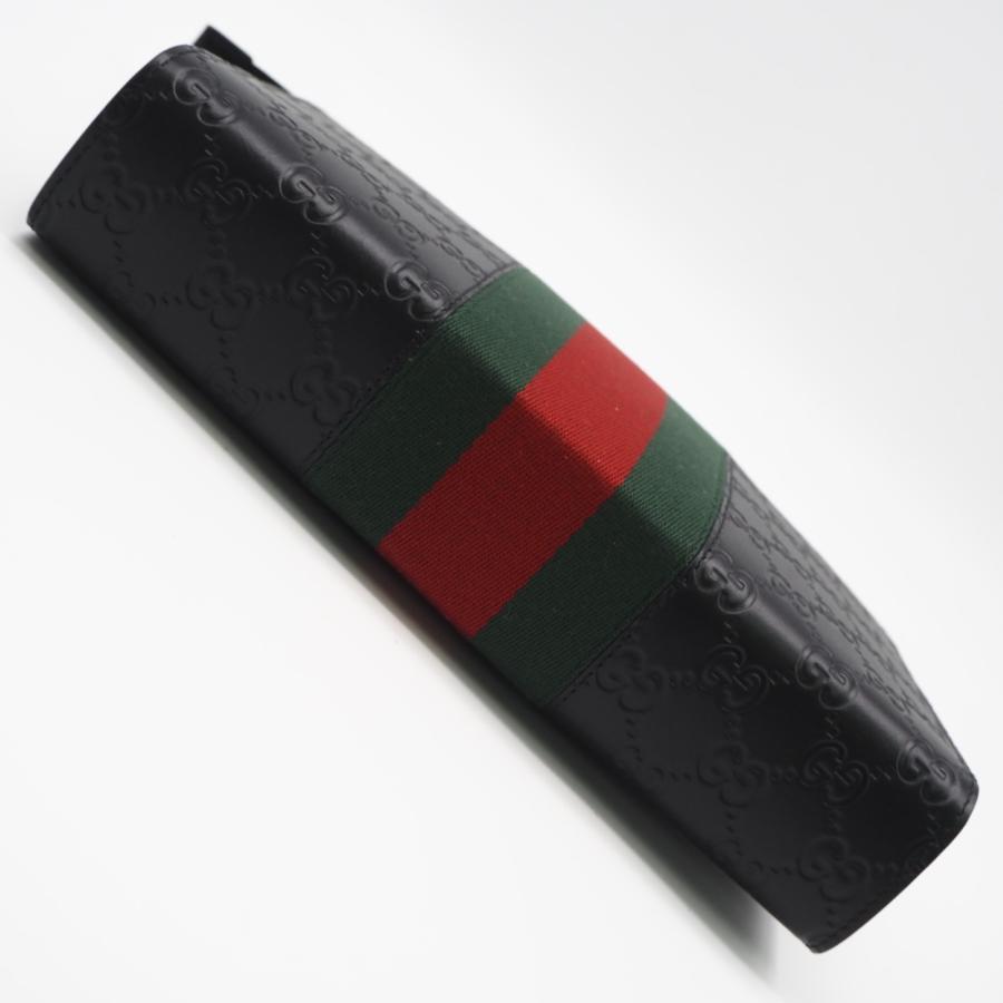 GUCCI クラッチバッグ　シェリーライン　GG柄　PVC×レザー　スプリーム GUCCI（グッチ） ☆3日以内返品可☆ 未使用 GGスプリーム キャンバス