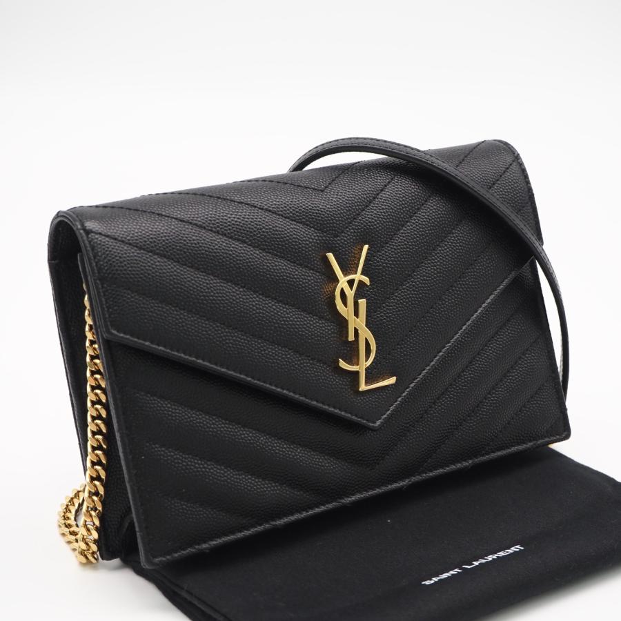 ☆3日以内返品可☆ 美品 SAINT LAURENT サンローラン グレインカーフ 