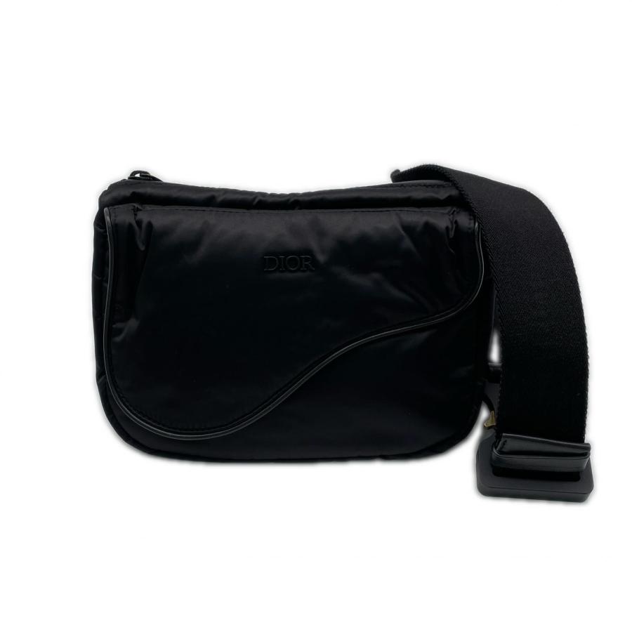 Christian Dior ディオール サドル ナイロン バッグ ☆3日以内返品可☆ 美品 Dior ディオール ナイロン サドルバッグ