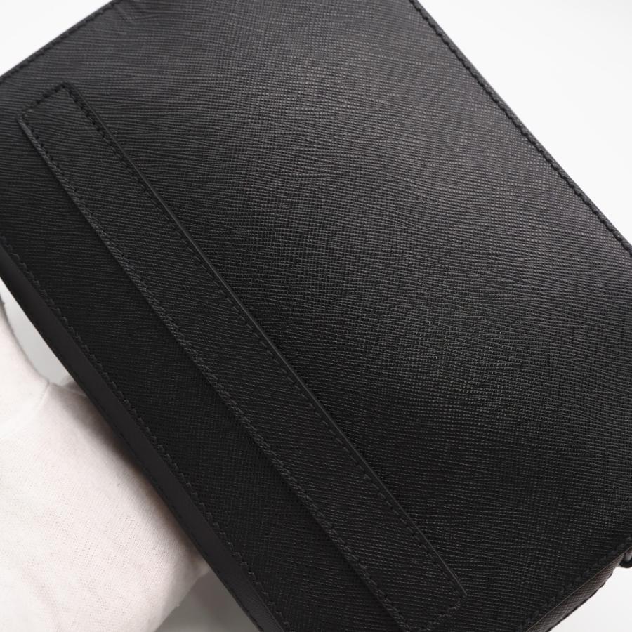★3日以内返品可★ 美品 PRADA プラダ サフィアーノ セカンドバッグ 2VF052 クラッチバッグ ブラック グレー | PRADA | 04