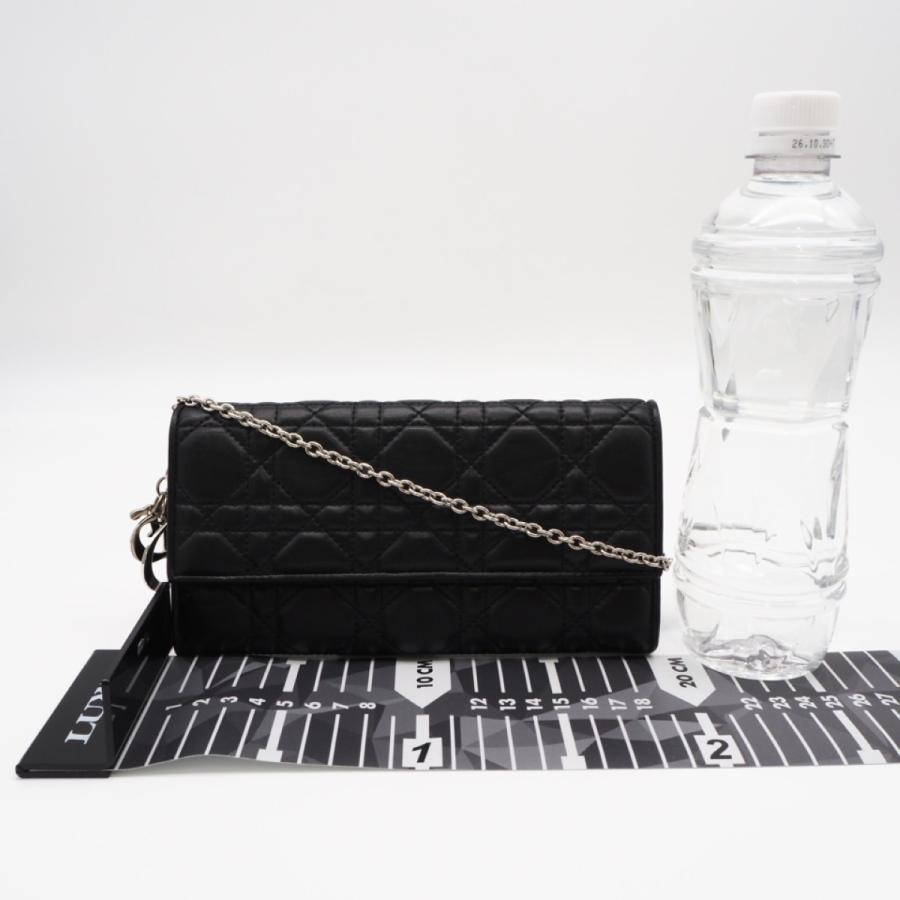 ★3日以内返品可★ 美品 Christian Dior クリスチャンディオール レディディオール カナージュ チェーンウォレット |  | 03