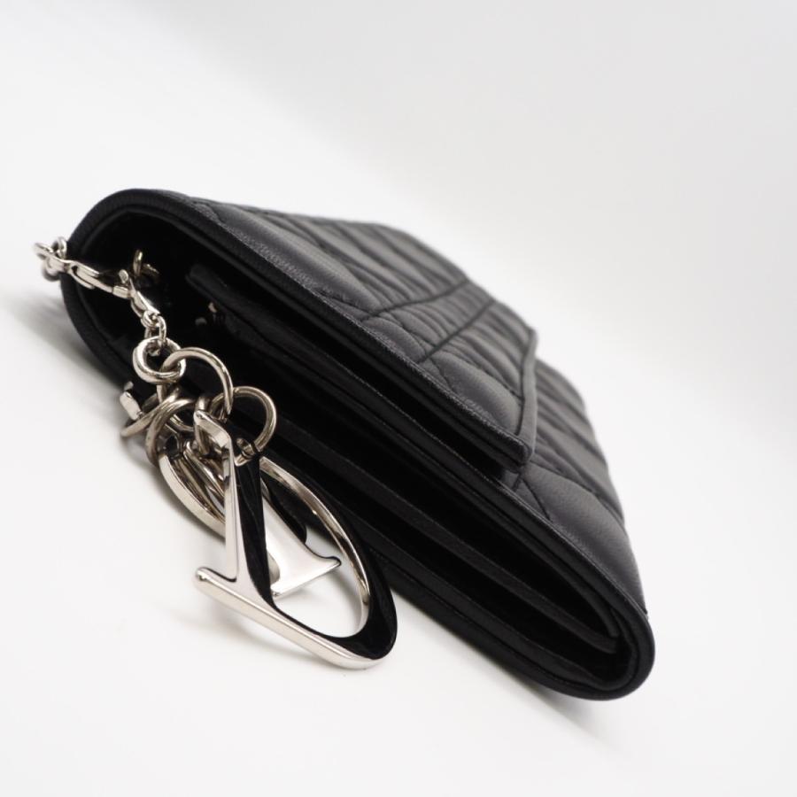 ★3日以内返品可★ 美品 Christian Dior クリスチャンディオール レディディオール カナージュ チェーンウォレット |  | 04