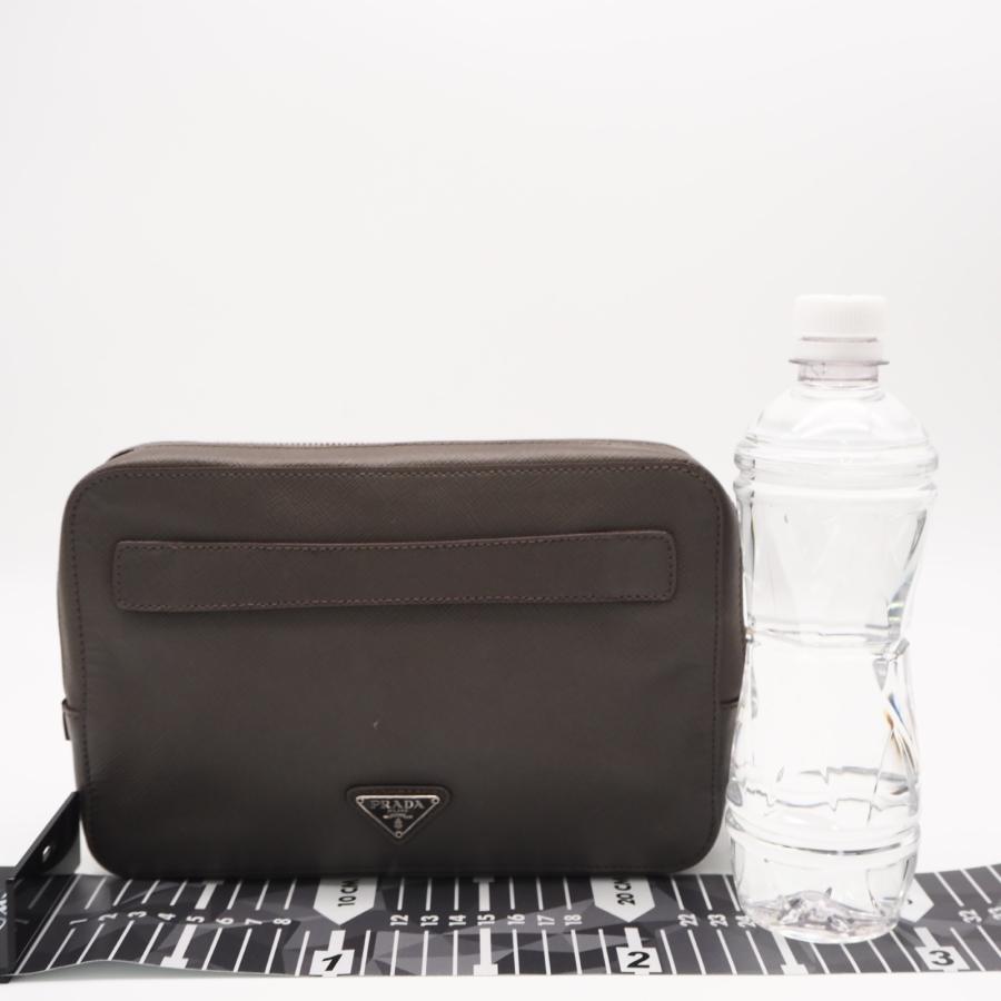 ★3日以内返品可★  PRADA プラダ サフィアーノレザー セカンドバッグ 2VF052 セカンドバッグ グレージュ | PRADA | 03