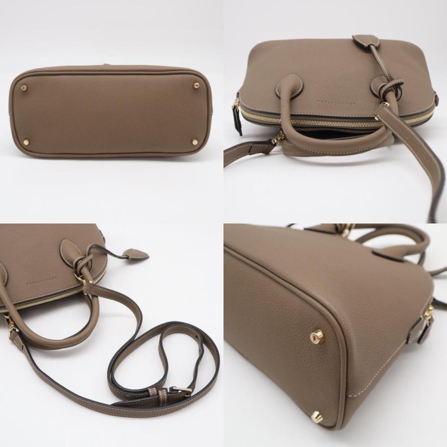 極美品✨BONAVENTURA リアバッグ　シュリンクレザー　ミニ　エトープ ☆3日以内返品可☆ 極美品 BONAVENTURA ボナベンチュラ シュリンク