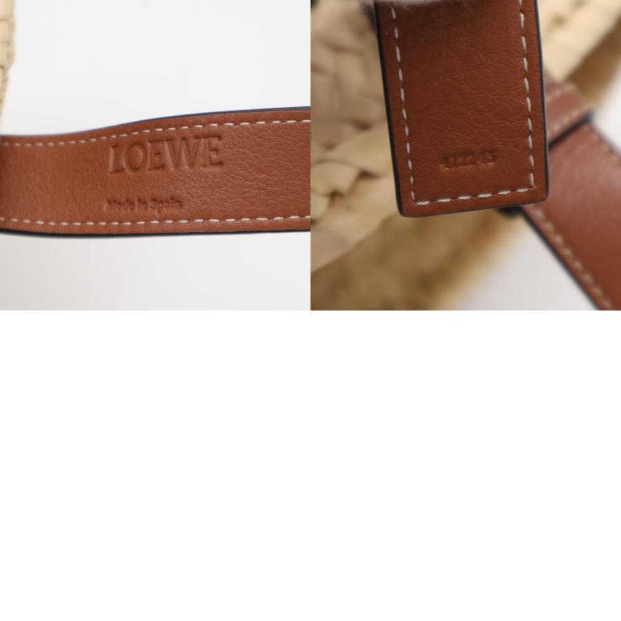 LOEWE（ロエベ） ☆3日以内返品可☆ 美品 ヤシの葉&カーフ バスケット