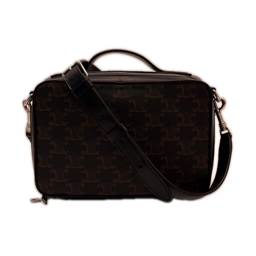 ★3日以内返品可★ 美品 CELINE セリーヌ トリオンフ キャンバス メッセンジャーボックス 113872EVJ | CELINE | 01