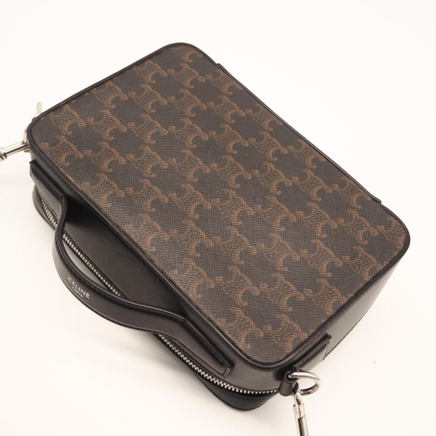 ★3日以内返品可★ 美品 CELINE セリーヌ トリオンフ キャンバス メッセンジャーボックス 113872EVJ | CELINE | 02