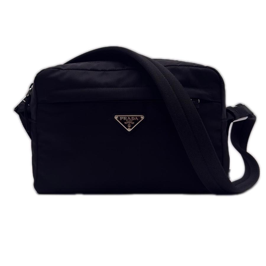 ★3日以内返品可★ 極美品 PRADA プラダ テスート ナイロン ショルダーバッグ 2VH090 ショルダーバッグ ブラック | PRADA | 01