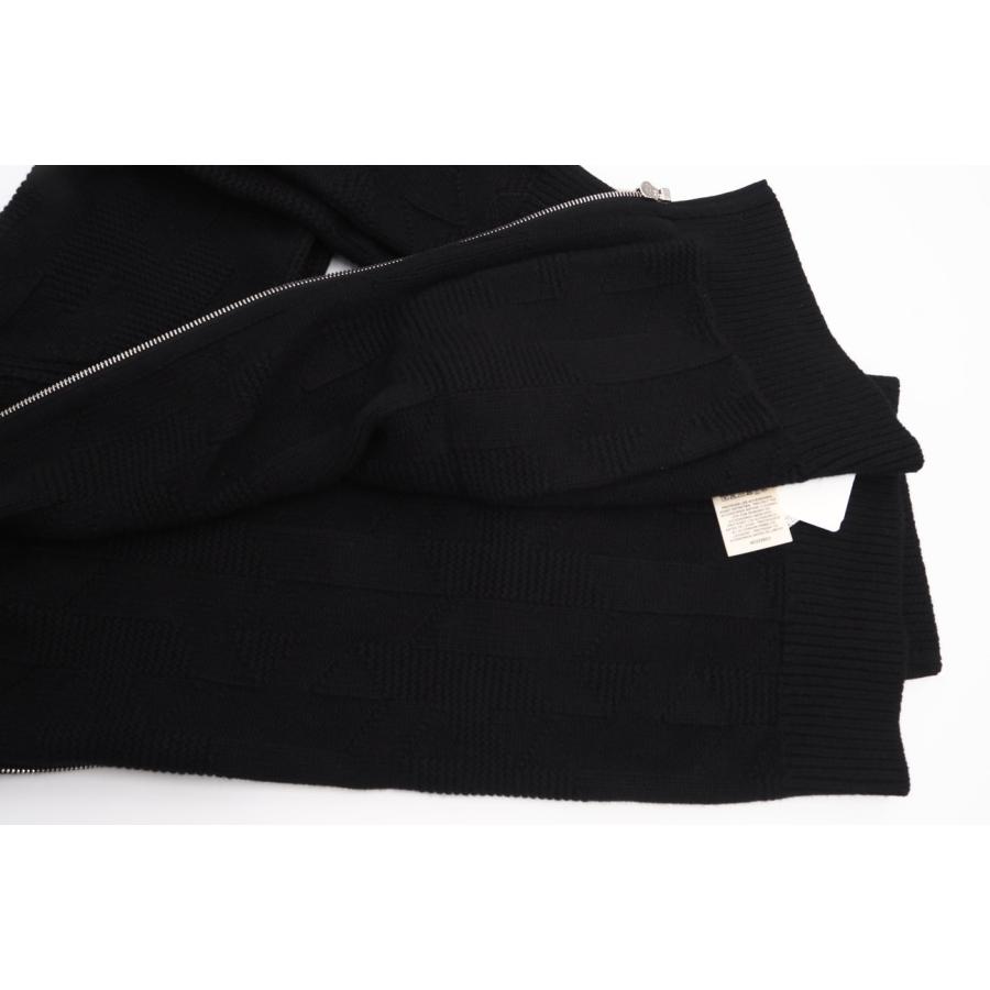 ★3日以内返品可★ 極美品 HERMES エルメス ウール ナイロン ブルゾン ニットジャケットブラック 38 38 | HERMES | 05