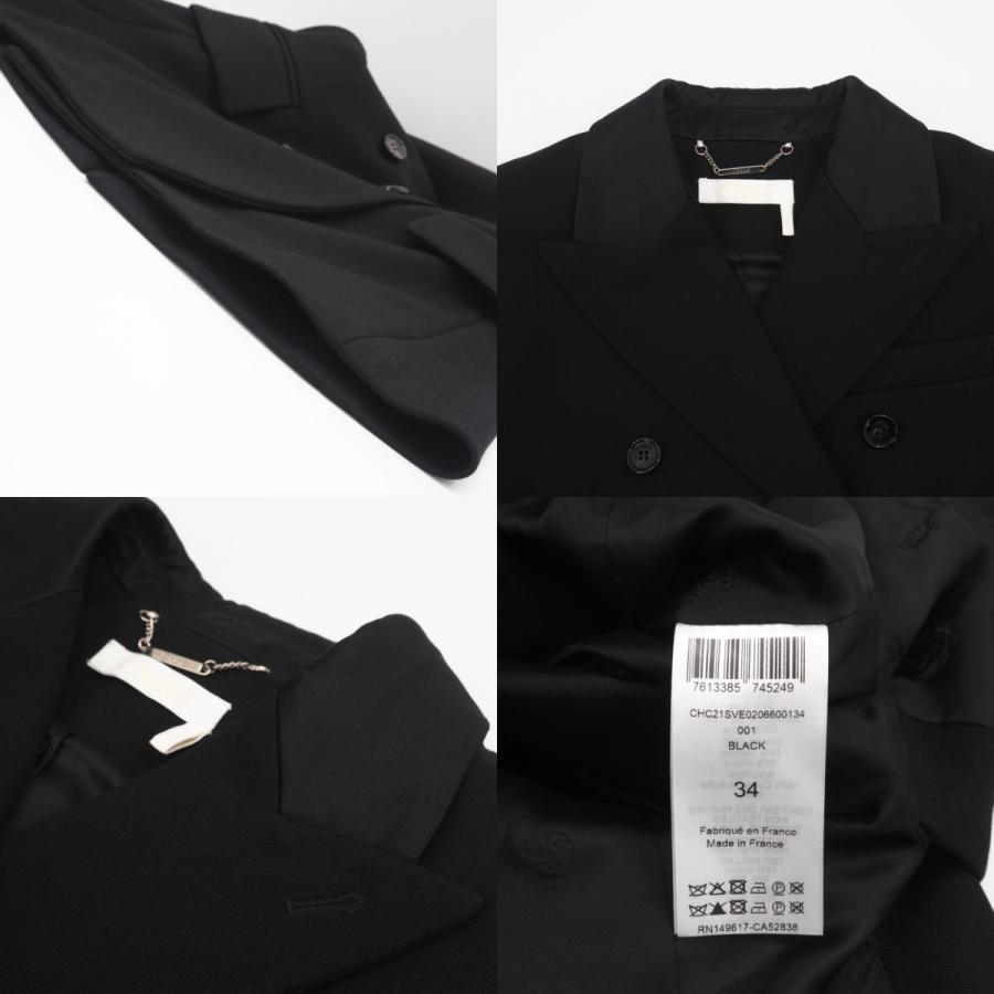 ★3日以内返品可★ 未使用 Chloe クロエ コットン ジャケット 34 34 CHC21SVE0206600134 | Chloe | 08