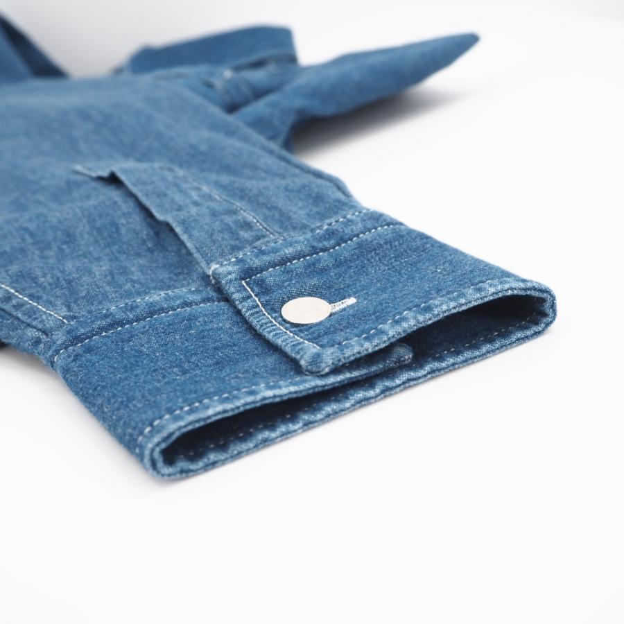 ★3日以内返品可★ 極美品 HERMES エルメス コットン 23AW デニムシャツ 40 15 3/4 40(15.75) - | HERMES | 07