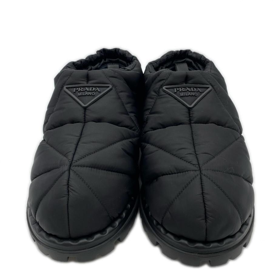 ★3日以内返品可★ 極美品 PRADA プラダ キルティング ナイロン ロゴ パディングブーツ 7 24 1S704M ブーツ | PRADA | 01