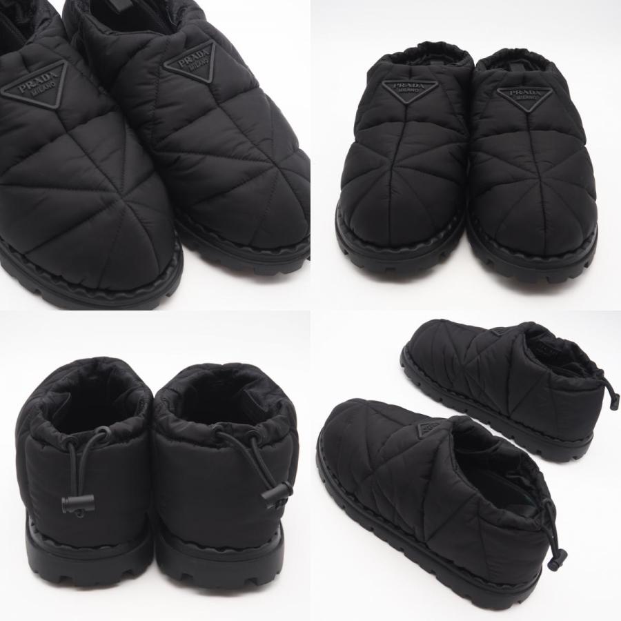 ★3日以内返品可★ 極美品 PRADA プラダ キルティング ナイロン ロゴ パディングブーツ 7 24 1S704M ブーツ | PRADA | 07