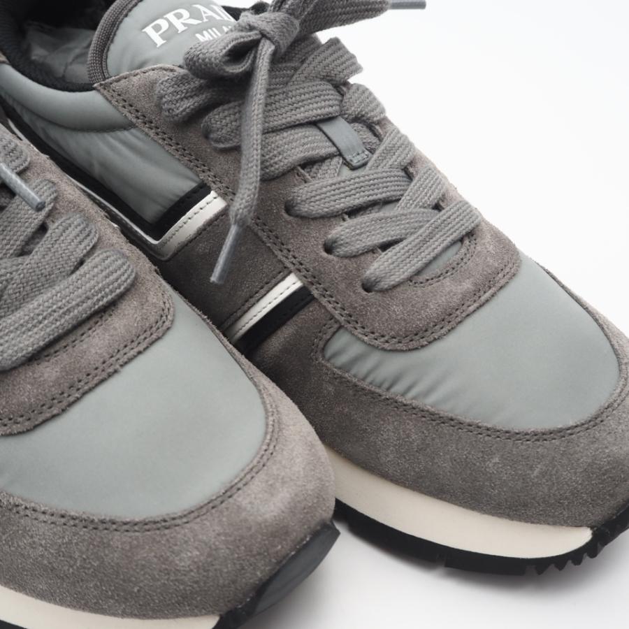 ★3日以内返品可★ 極美品 PRADA プラダ スエードレザー ナイロン スニーカー 6 24.5 4E3538 スニーカー | PRADA | 05