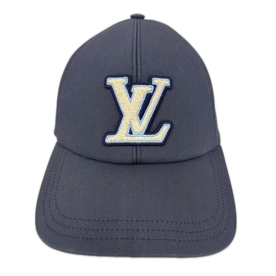 ★3日以内返品可★ 極美品 LOUIS VUITTON ルイ・ヴィトン コットン キャップ LVシグネチャー ブルーマリーヌ M | LOUIS VUITTON | 01