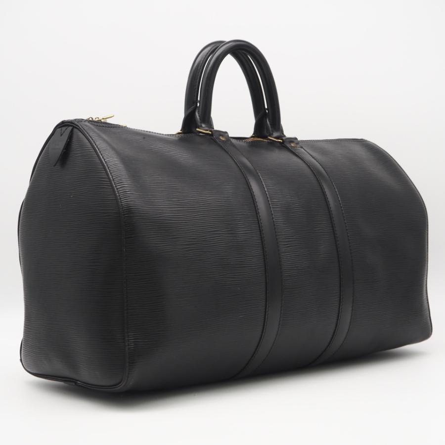 美品 ルイヴィトン エピ キーポル45 ボストンバッグ ノワール LOUIS VUITTON（ルイ・ヴィトン） ☆3日以内返品可☆ エピ キーポル45