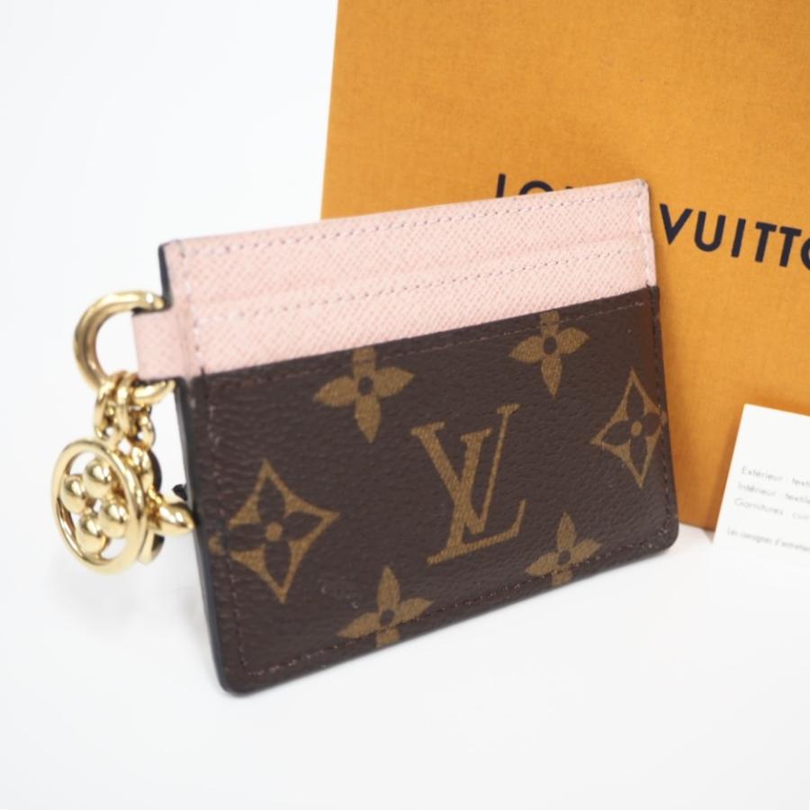 ★3日以内返品可★ 美品 LOUIS VUITTON ルイ・ヴィトン モノグラム カードケース ポルトカルト LVチャーム | LOUIS VUITTON