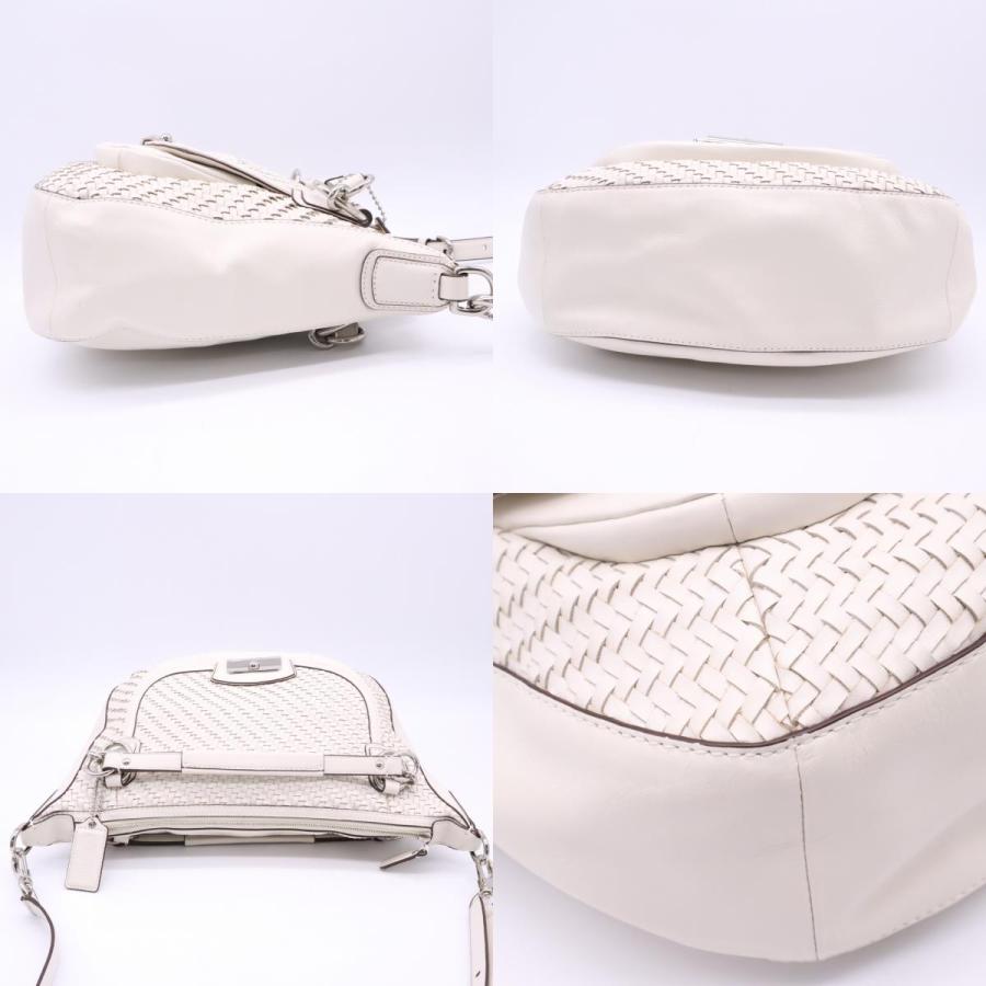 COACH（コーチ） ☆3日以内返品可☆ レザー クリスティンウーヴン