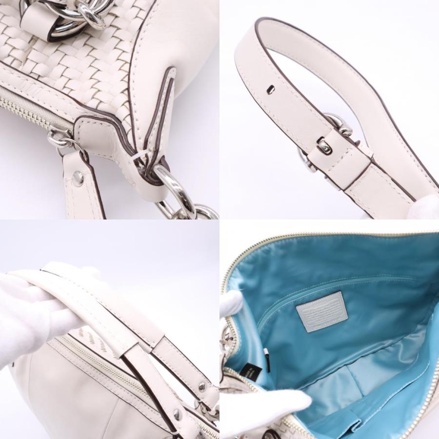 COACH（コーチ） ☆3日以内返品可☆ レザー クリスティンウーヴン