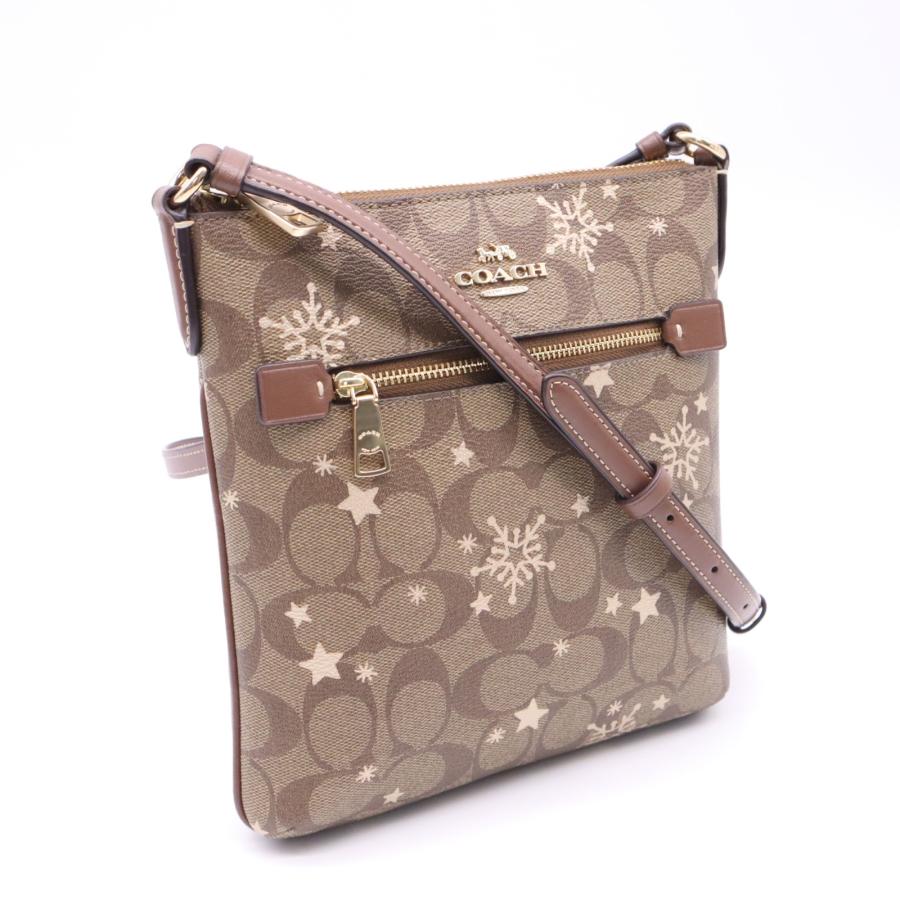保存袋ケアカード付　美品　コーチ　シグネチャー　ショルダーバッグ ベージュ COACH（コーチ） ☆3日以内返品可☆ 美品 シグネチャー ショルダー