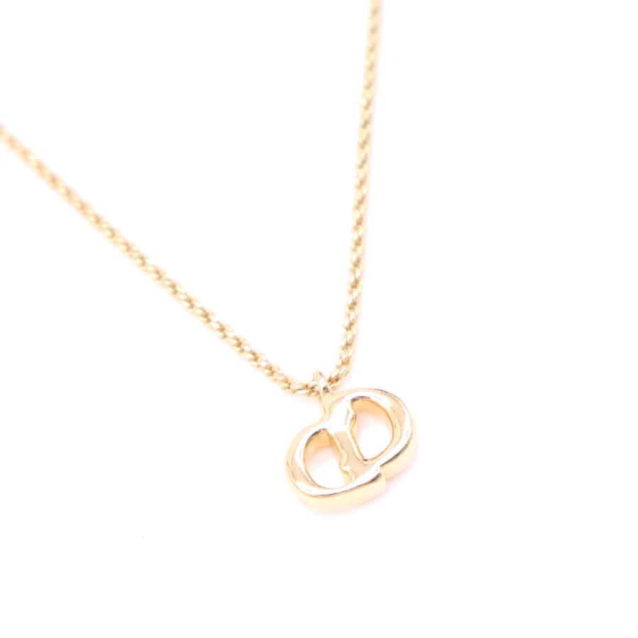 美品 Dior ディオール　ネックレス CDロゴ ゴールド ツイストチェーン ☆3日以内返品可☆ 美品 Dior ディオール CDロゴ ツイストチェーン