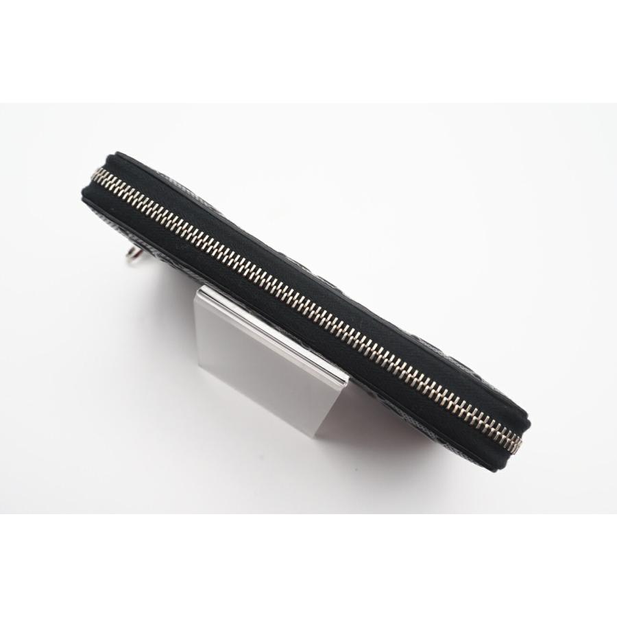 ★3日以内返品可★ 美品 GUCCI グッチ GGエンボス ジップアラウンドウォレット 625558 長財布 ブラック | GUCCI | 04