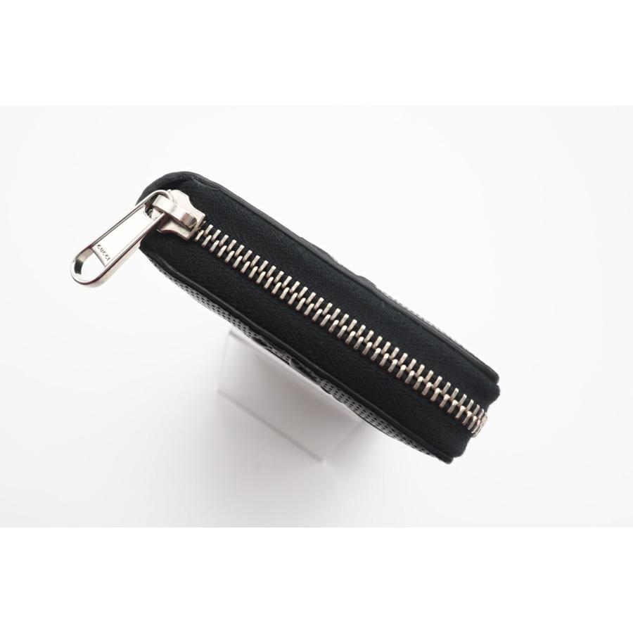 ★3日以内返品可★ 美品 GUCCI グッチ GGエンボス ジップアラウンドウォレット 625558 長財布 ブラック | GUCCI | 07