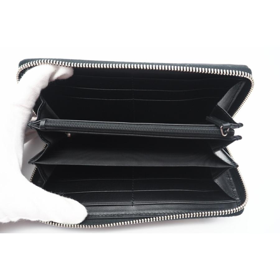 ★3日以内返品可★ 美品 GUCCI グッチ GGエンボス ジップアラウンドウォレット 625558 長財布 ブラック | GUCCI | 08