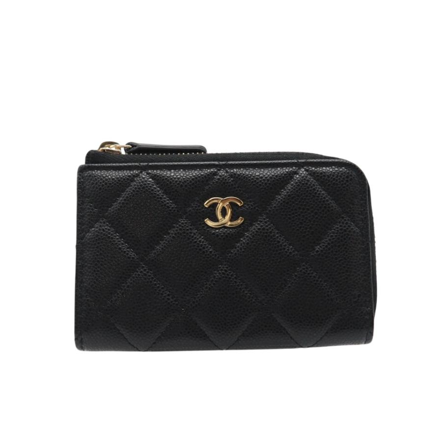 ★3日以内返品可★ 美品 CHANEL シャネル キャビアスキン ココマーク マトラッセ コインケース AP0221 | CHANEL | 01