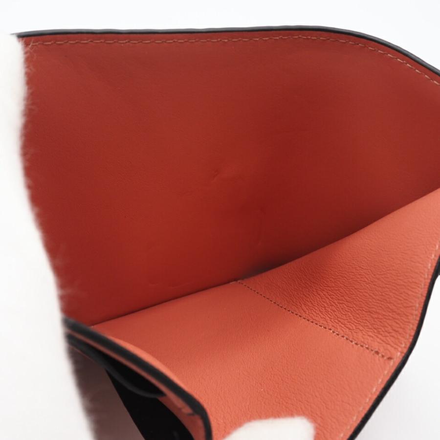★3日以内返品可★ 美品 LOEWE ロエベ ソフトカーフレザー スモール バーティカル ウォレット ライトオーツ ハニー | LOEWE | 08