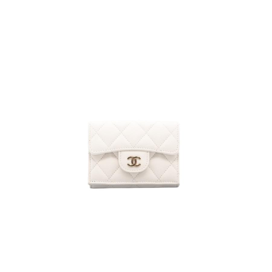 ★3日以内返品可★ 美品 CHANEL シャネル キャビアスキン マトラッセ クラシック コンパクトウォレット AP0230 | CHANEL | 01