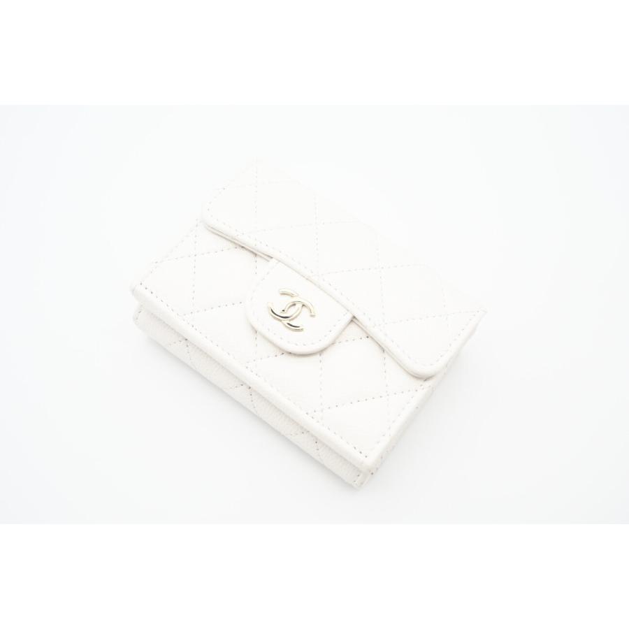 ★3日以内返品可★ 美品 CHANEL シャネル キャビアスキン マトラッセ クラシック コンパクトウォレット AP0230 | CHANEL | 02
