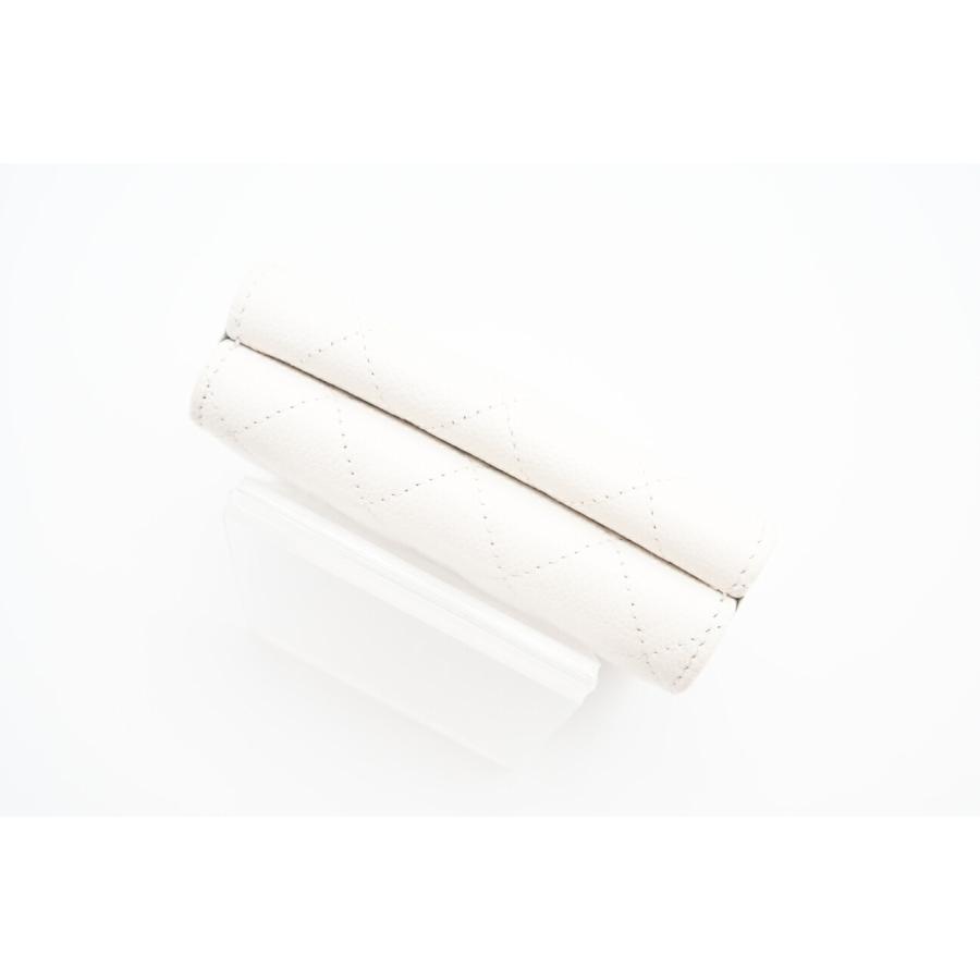 ★3日以内返品可★ 美品 CHANEL シャネル キャビアスキン マトラッセ クラシック コンパクトウォレット AP0230 | CHANEL | 04