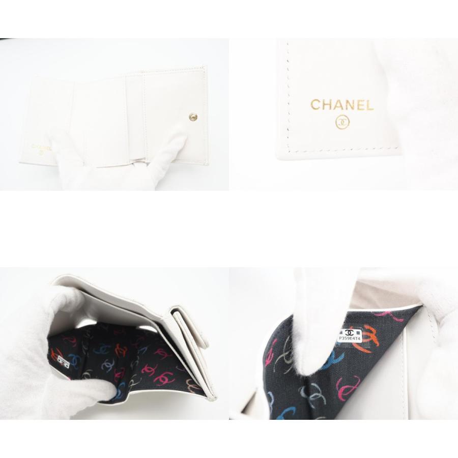 ★3日以内返品可★ 美品 CHANEL シャネル キャビアスキン マトラッセ クラシック コンパクトウォレット AP0230 | CHANEL | 09