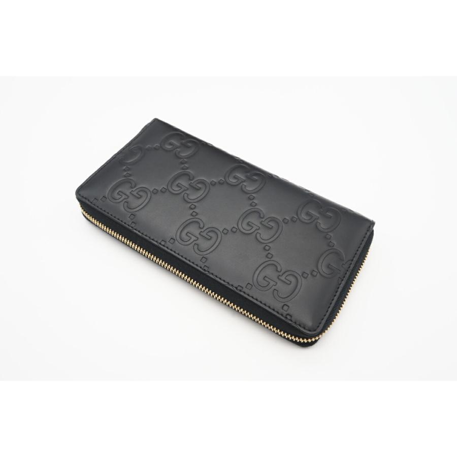 ★3日以内返品可★ 美品 GUCCI グッチ GG レザー ジップアラウンドウォレット 795176 長財布 ブラック レザー | GUCCI | 03
