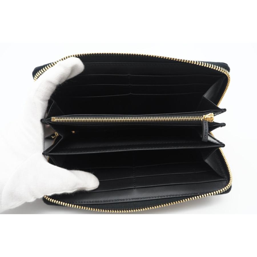 ★3日以内返品可★ 美品 GUCCI グッチ GG レザー ジップアラウンドウォレット 795176 長財布 ブラック レザー | GUCCI | 08