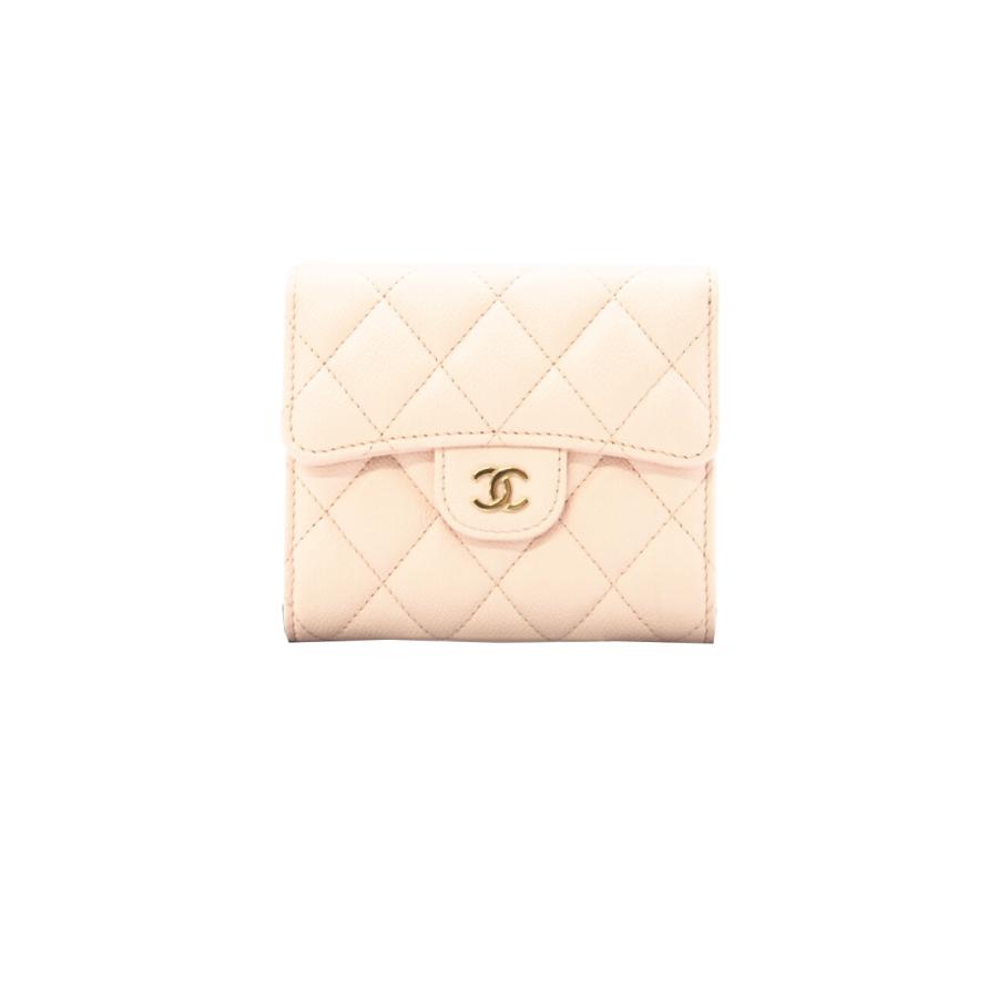 ★3日以内返品可★ 極美品 CHANEL シャネル カーフスキン マトラッセ クラシック スモール フラップ ウォレット | CHANEL | 01