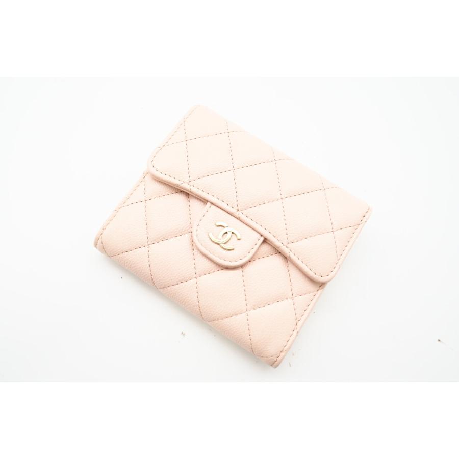 ★3日以内返品可★ 極美品 CHANEL シャネル カーフスキン マトラッセ クラシック スモール フラップ ウォレット | CHANEL | 02