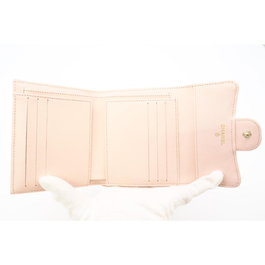 ★3日以内返品可★ 極美品 CHANEL シャネル カーフスキン マトラッセ クラシック スモール フラップ ウォレット | CHANEL | 08