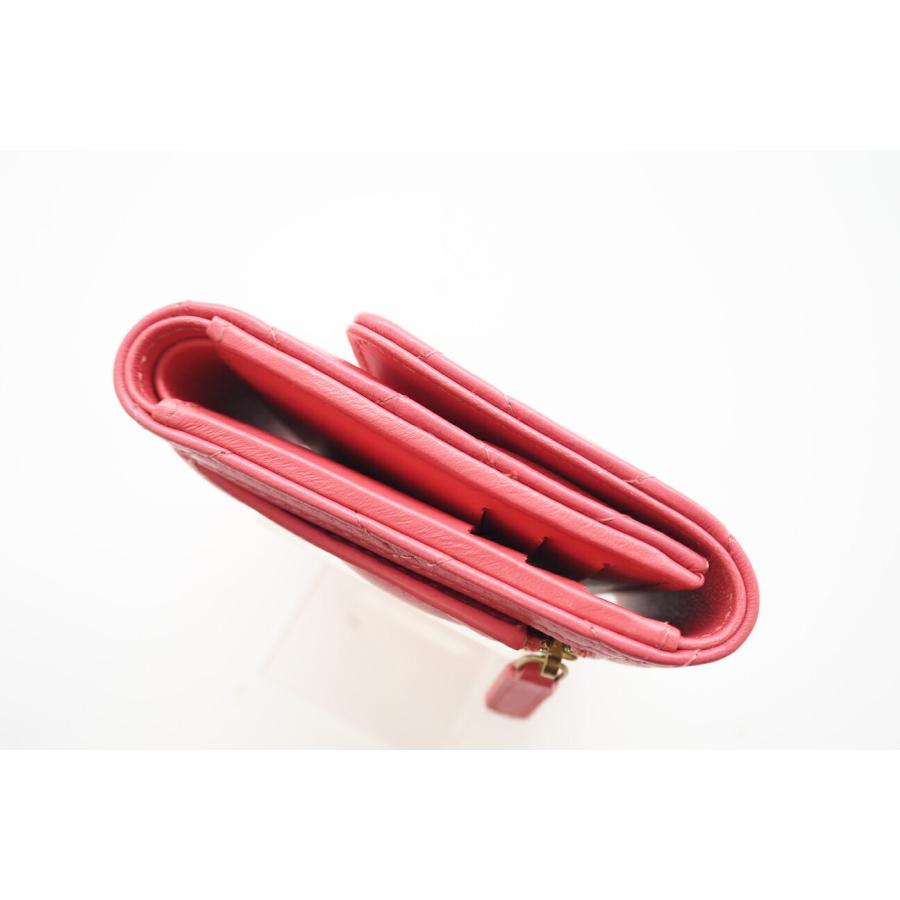 ★3日以内返品可★ 極美品 CHANEL シャネル ラムスキン マトラッセ ハートココ スモール フラップ ウォレット | CHANEL | 07